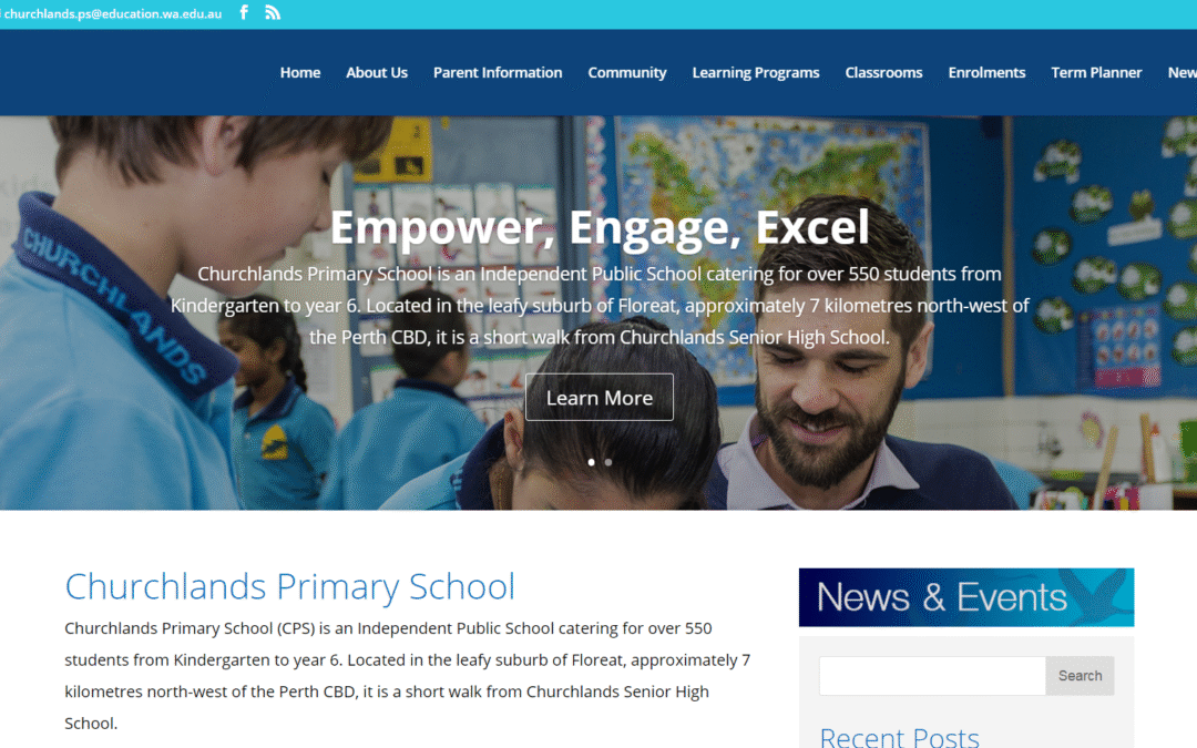 Churchlands Primary School Website